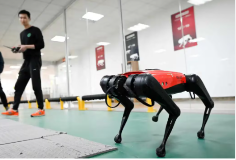 , La Chine a dévoilé ses robots-chiens armés jusqu’au dent