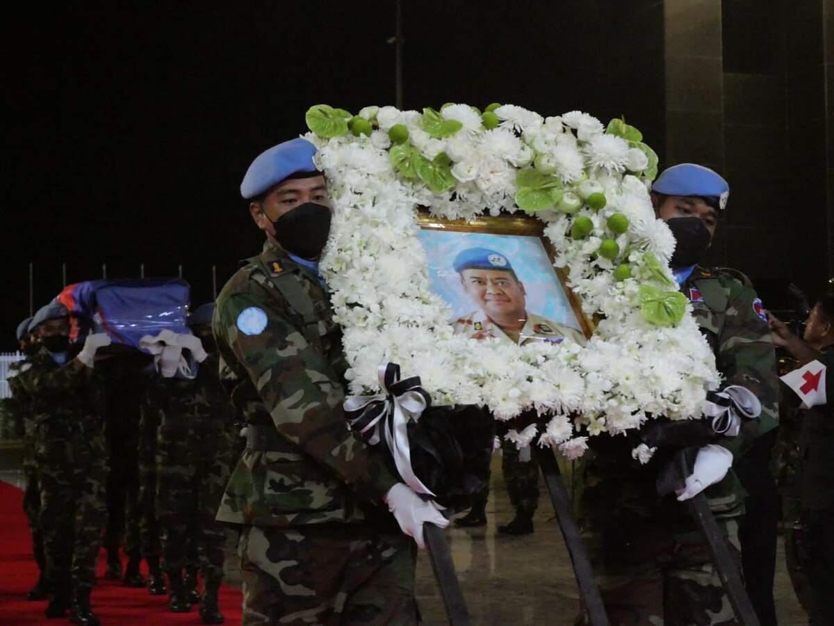 , Un Casque Bleu cambodgien honoré par les Nations Unies